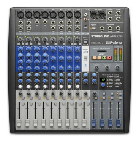 Presonus Studiolive Ar12 Usb Interfaz 12 Canales Y Mixer