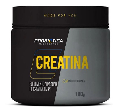 Creatina Pura Micronizada Monohidratada - 100g - Probiótica 