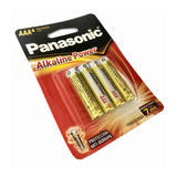 Pila Aaa Alkalina Panasonic Blister X 4 Unidades