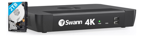 Swann Sistema De Camara De Seguridad 4k De 8 Canales Grabado
