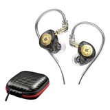Kz Edx Pro In Ear Sem Mic + Case Retorno De Palco Monitor 