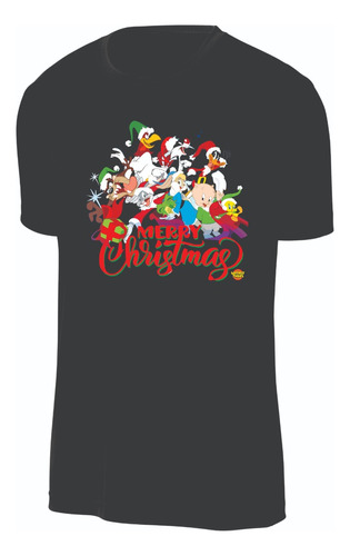 Camisetas Navidad Looney Tunes Taz Piolin Silvestre Bunny M2
