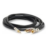 Cable Miniplug A Dos Rca Sin Ruido Profesional Hamc 15 Mts