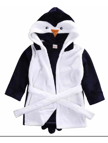 Bata De Baño   Infantil   Pinguino