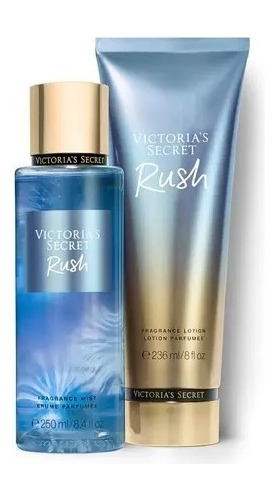 Kit Victoria's Secret Rush Hidratante + Body Splash Original