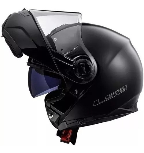  Casco Ls2 325 Strobe Solid Gloss Black S (55-56)-bmmotopart