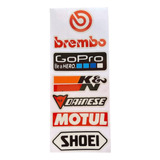 Stickers Reflejantes 3m Vinil Gopro Brembo Moto Auto Premium