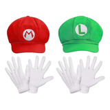 Bros Mario Luigi Accesorios Unisex Para Disfraz Halloween Pa