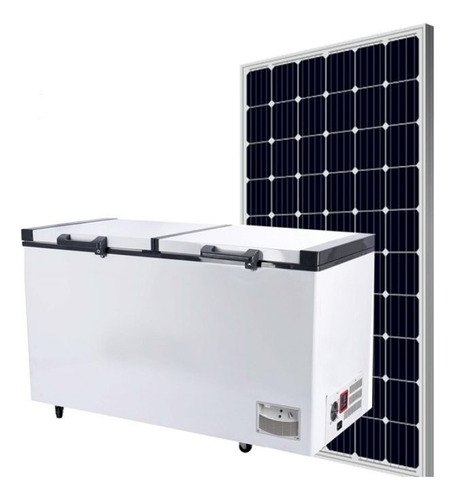 Freezer Solar 508 Lts 24v Kit C/panel Bateria Regulador