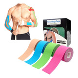 Bandagem Kinesiology Tape Fita Adesiva Fitness Fisioterapia