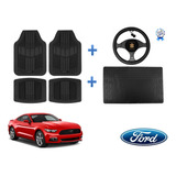 Tapetes 4pz + Cajuela + Volante Ford Mustang 2019 - 2024