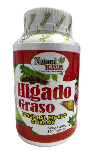 Higado Graso Natural Medix Caps - Unidad a $470