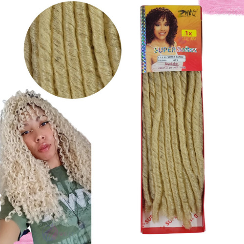 Cabelo Cacheado Nina Softex Crochet Braid Original Wig 70gr