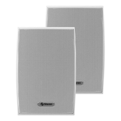 Juego De 2 Bocinas De 300 Wpmpo C\u002Fu 2 Vías| Spk-1100bl Blanco | Meses sin interés