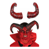 Cuernos Demonio Satanas Disfraz Cotillon Lucifer Halloween