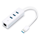 Adaptador Tp Link Usb Hub 3 Puertos Usb 3.0 Ue330 Rj45