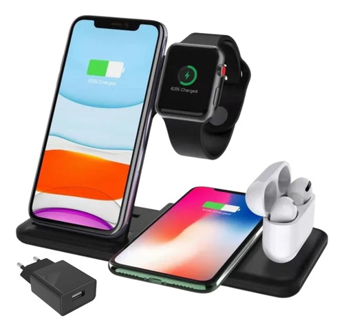 Estación De Carga Rápida 4en1 iPhone/apple Watch/AirPods 15w