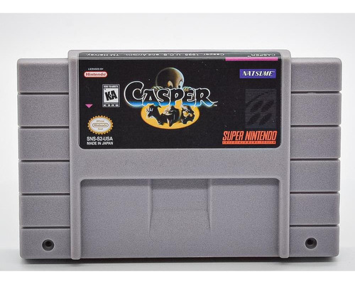 Casper Snes Juego Fisico Gasparin De Super Nintendo Clasico