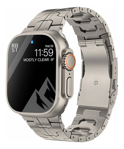 Pulsera De Metal De Titanio De Lujo Para Apple Watch