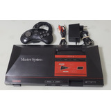 Master System Com 2 Jogos Na Memória + Controle 6 Botoes.
