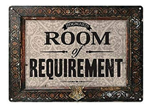 Sala De Harry Potter Hogwarts De Requisito Pequeño Cartel De