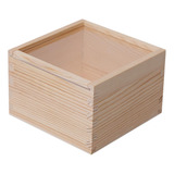 Caja De Madera Para Regalo Artesanal, Caja De 12cmx12cmx8cm