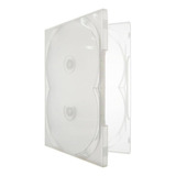 Estojo Box Dvd Transparente Quadruplo 100 Unidades