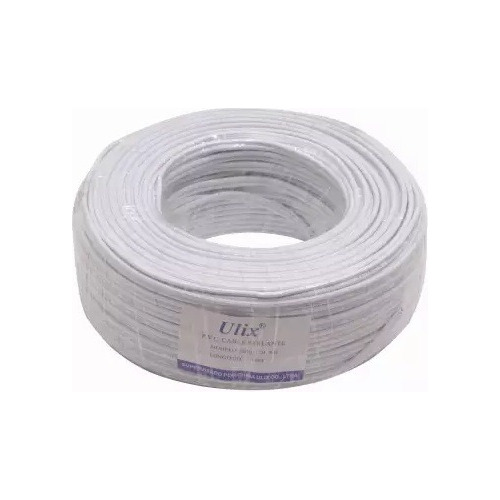 Cable Paralelo Parlante Awg Ulix Rollo 90mt 2 X 12h Blanco