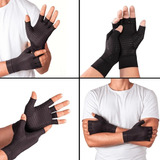 Guantes Cobre Compresion Para Artritis Tunel Carpiano Dolor