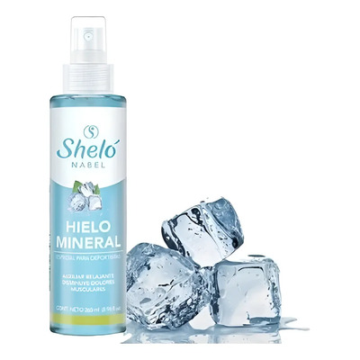 Hielo Mineral Sheló Na Spray Mentol Relajante Muscular 260ml | Envío gratis