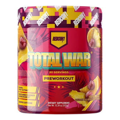 Preentreno Redcon1 Total War 30 Servicios Sabor Tropical Punch 441g | Envío gratis