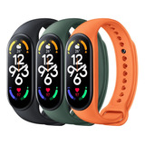 . 3 Piezas Para Xiaomi Mi Band 5/6/7 Pulsera Reloj Banda