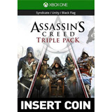 Assassin's Creed Triple Pack || Black Flag - Unity - Syndicate || Xbox One || Original || Codigo