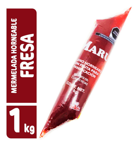 Mermelada Relleno Horneable Maru Sabor Fresa 1 Kg