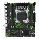 Placa Mae Machinist Pr9 X99 Micro Atx Black Green Xeon