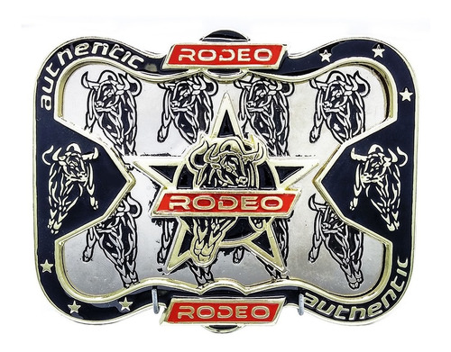 Fivela P Cinto Prateado Country Rodeo Touro Peao Cowboy 