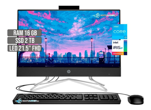 Todo En Uno Hp Intel Core I3 1215u Ssd 2tb + Ram 16gb