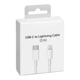 Cable Compatible Para iPhone De 2 Metros C A Lightning