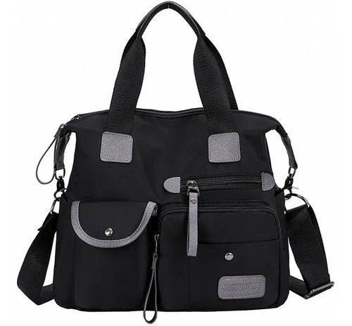 Bolsa Mujer Impermeable Viaje Nylon Tote Crossbody Bandolera