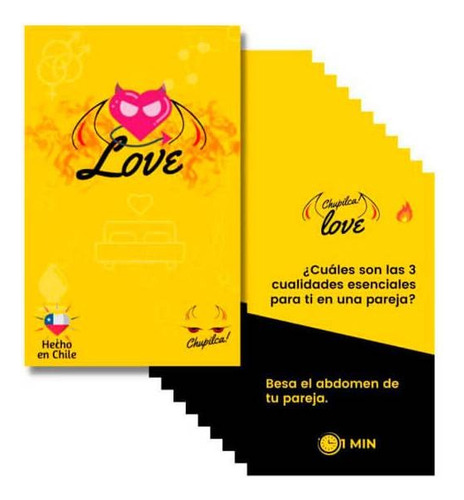 Juego De Mesa Cartas Chupilca Love Hetero Party Game