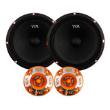 Par Medio Rango Waraudio Fh84m 140w Rms + Par De Tw Granada 