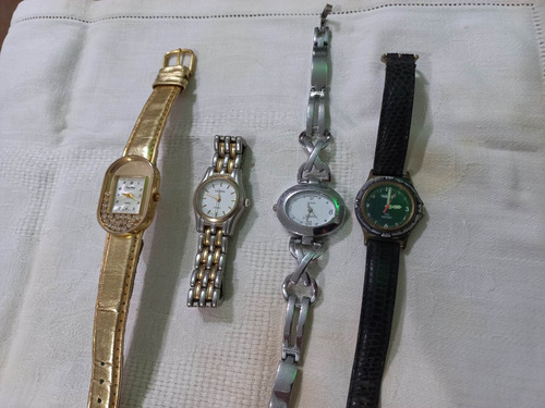 Lote 4 Relojes Mujer Dama