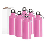 Pack De 6 Botellas Aluminio Para Sublimación 600ml