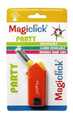 Encendedor De Cocina Magiclick Pocket Party A Gas Recargable