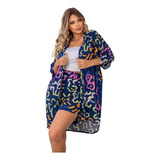 Conjunto Kimono E Short Alfaiataria Lancamento Envio Rápido