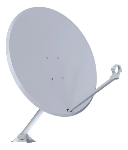 Kit 5 Antena Digital Parabólica Offset Chapa 75cm Ku 5g