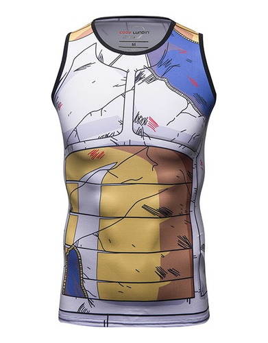 Playera Compresión Vegeta Armadura Rota Cody Lundin Tank Top