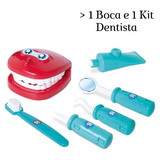 Mini Doutor Kit Dentista Infantil Samba Toys 6 Peças