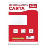 Repuesto Para Carpeta Scribe / Cuadro 7 Mm/ 5 Paq 100 Hojas