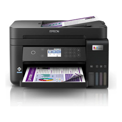 Impresora Multifuncional Epson Ecotank L6270 Adf Dúplex Wifi Color Negro | Envío gratis